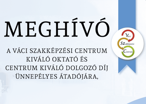 A Váci SZC Kiváló Oktatója díjban részesült négy kollégánk